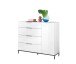 Sideboard >Santorin< inkl. Gestell, in Weiß - 134x112x40cm (BxHxT)