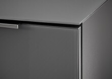 Sideboard >Santorin< inkl. Gestell, in Anthrazit - 134x112x40cm (BxHxT)