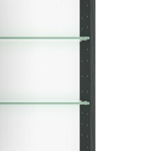 Badmöbel-Set >Arezzo< (5-tlg.) in Rauchsilber / Graphit