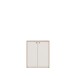 Kommode >KENDRAY< in Mauvelle Eiche Dekor / Sand - 83,7x98,3x34,9cm (BxHxT)