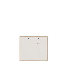 Kommode >KENDRAY< in Mauvelle Eiche Dekor / Sand -...