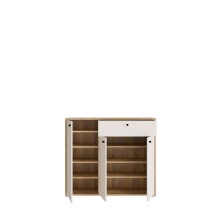 Kommode >KENDRAY< in Mauvelle Eiche Dekor / Sand -...