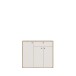 Kommode >KENDRAY< in Mauvelle Eiche Dekor / Sand - 113,4x98,3x34,9cm (BxHxT)