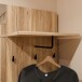 Kompaktgarderobe >KENDRAY< in Mauvelle Eiche Dekor / Sand - 95,8x190,7x34,9 (BxHxT)