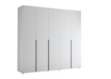 Drehtürenschrank >MARLU< in weiß -...