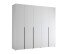 Drehtürenschrank >MARLU< in weiß - 224,8x210x51,6cm (BxHxT)