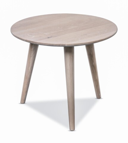 Beistelltisch >Oslo< in bianco, Wildeiche - 35x45cm (HxD)