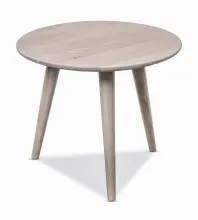 Beistelltisch >Oslo< in bianco, Wildeiche - 35x45cm...