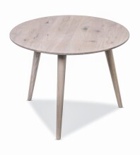 Beistelltisch >Oslo< in bianco, Wildeiche - 45x60cm (HxD)