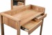 Schminktisch >Riga< in Wildeiche, Massivholz, geölt - 75x45cm (HxT)