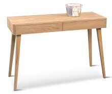 Konsolentisch >Rumba< in Wildeiche, Massivholz geölt - 110x75x40cm (BxHxT)