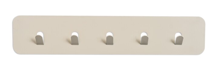 Garderobenleiste >Tilly< in cremweiß, Metall - 50x10x3cm (BxHxT)