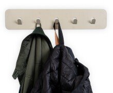 Garderobenleiste >Tilly< in cremweiß, Metall - 50x10x3cm (BxHxT)