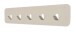Garderobenleiste >Tilly< in cremweiß, Metall - 50x10x3cm (BxHxT)