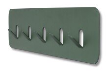 Garderobenleiste >Tilly< in grün, Metall - 50x10x3cm (BxHxT)