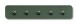 Garderobenleiste >Tilly< in grün, Metall - 50x10x3cm (BxHxT)