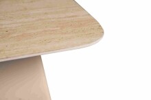 Satztisch >Lissi< (2er-Set) in cremeweiß, Metall - 50x52x50cm (BxHxT)