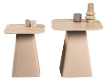 Satztisch >Lissi< (2er-Set) in cremeweiß,...