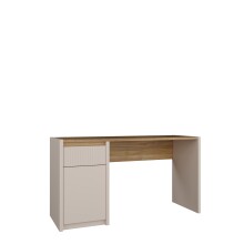 Schreibtisch >SQUERE< in Mauvella Eiche Dekor /...