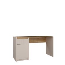 Schreibtisch >SQUERE< in Mauvella Eiche Dekor /...