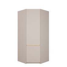 Eckkleiderschrank >SQUERE< Mauvella Eiche Dekor /...