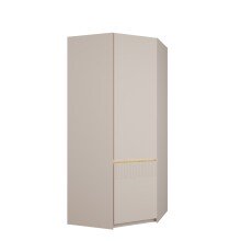 Eckkleiderschrank >SQUERE< Mauvella Eiche Dekor / Sand - 88,5x197,4x88,5 (BxHxT)
