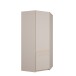 Eckkleiderschrank >SQUERE< Mauvella Eiche Dekor / Sand - 88,5x197,4x88,5 (BxHxT)