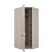 Eckkleiderschrank >SQUERE< Mauvella Eiche Dekor / Sand - 88,5x197,4x88,5 (BxHxT)