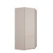 Eckkleiderschrank >SQUERE< Mauvella Eiche Dekor / Sand - 88,5x197,4x88,5 (BxHxT)