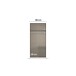 Drehtürenschrank >Butte< in Eiche Artisan Dekor / grau - 91x197x54 (BxHxT)