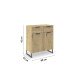 Kommode >Aditio Box< in Eiche Artisan, Holzwerkstoff - 80x92x44cm (BxHxT)