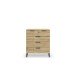 Schubkastenkommode >Aditio Box< in Eiche Artisan Dekor - 80x92x44 (BxHxT)