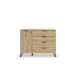 Kombikommode >Aditio Box< in Eiche Artisan Dekor - 120x92x44 (BxHxT)