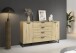 Sideboard >Aditio Box< in Eiche Artisan Dekor, Holzwerkstoff - 160x92x44 (BxHxT)