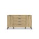 Sideboard >Aditio Box< in Eiche Artisan Dekor, Holzwerkstoff - 160x92x44 (BxHxT)