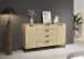 Sideboard >Aditio Box< in Eiche Artisan Dekor, Holzwerkstoff - 160x92x44 (BxHxT)