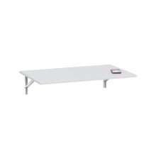 Klapptisch >Wandklapptisch< in Artik Weiß, Holzwerkstoff - 78x21x50cm (BxHxT)
