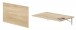 Klapptisch >Wandklapptisch< in Canadian Eiche Dekor - 78x21x50 (BxHxT)