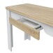 Klapptisch >Clapp< in Weiß / Eiche Dekor - 110x79/77,5x50/100 (BxHxT)
