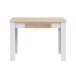 Klapptisch >Clapp< in Weiß / Eiche Dekor - 110x79/77,5x50/100 (BxHxT)