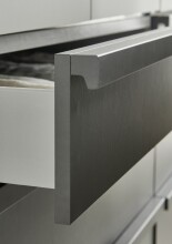 Falttürenschrank >OXFORD< in GRAPHIT mit Spiegel - 300x216x58cm (BxHxT)