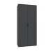 Falttürenschrank >OXFORD< in GRAPHIT - 100x216x58cm (BxHxT)