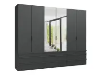 Falttürenschrank >OXFORD< Schubladen, in...