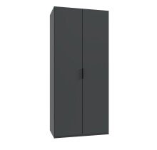Falttürenschrank >OXFORD< in GRAPHIT -...