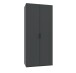 Falttürenschrank >OXFORD< in GRAPHIT - 100x236x58cm (BxHxT)