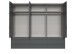 Falttürenschrank >OXFORD< in GRAPHIT - 300x236x58cm (BxHxT)