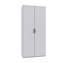 Falttürenschrank >OXFORD< in WEISS -...