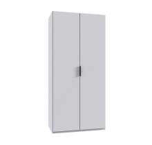 Falttürenschrank >OXFORD< in WEISS -...