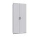 Falttürenschrank >OXFORD< in WEISS - 100x216x58cm (BxHxT)