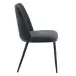 Esszimmerstuhl >Norela< (2er-Set) in anthrazit/schwarz Chenille-Optik - 47x83x56 (BxHxT)